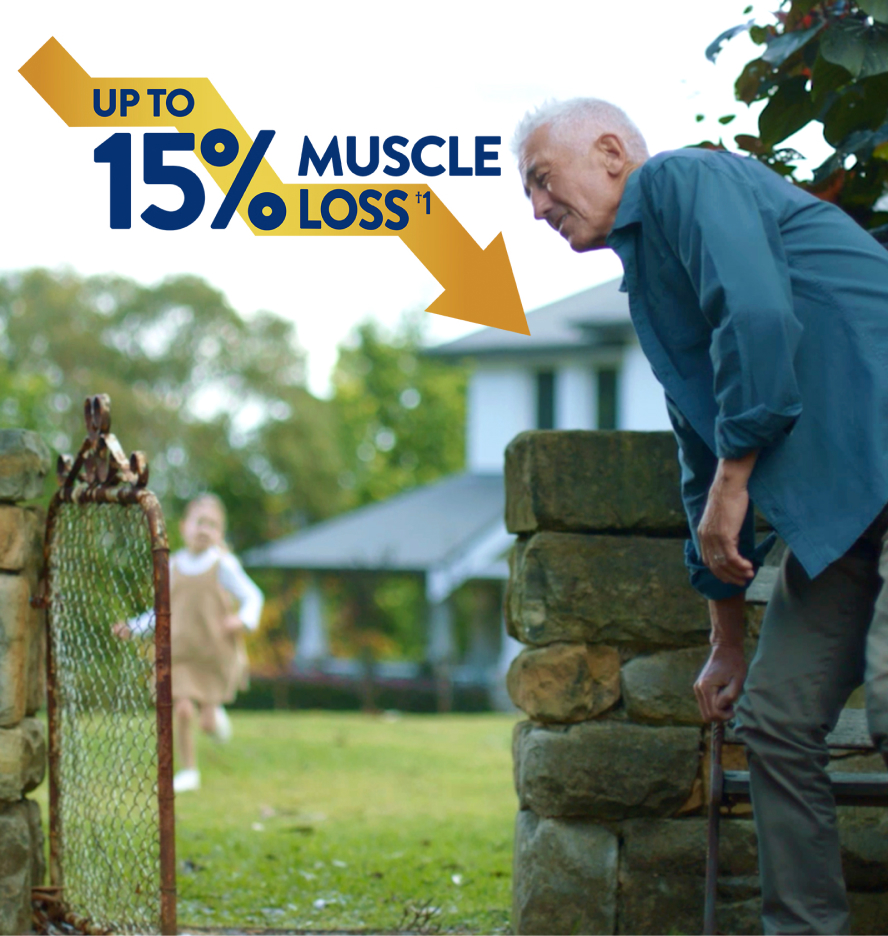 Upto 8% muscle loss  happens every decade.