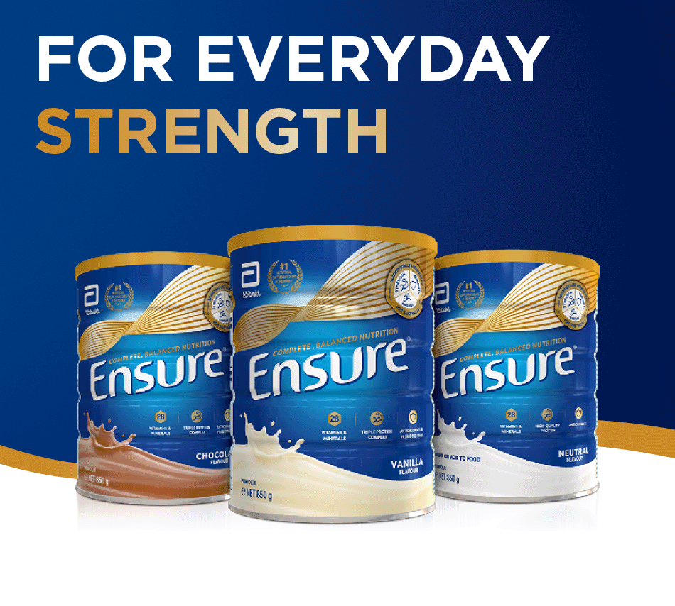 Ensure® - Complete and balanced oral nutritional supplement for adults with an active lifestyle.