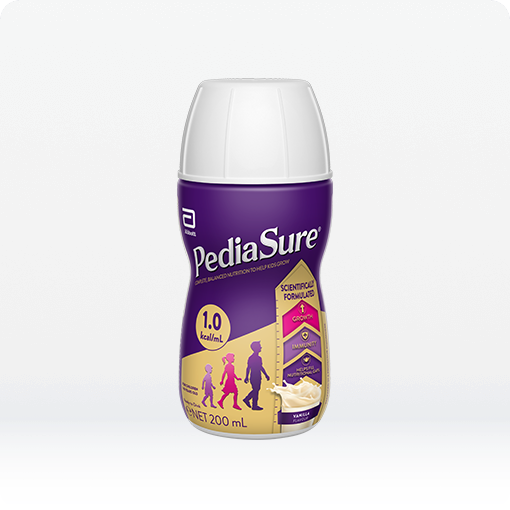 PediaSure Ready to Drink Vanilla - Complete and balanced fibre-free nutrition.