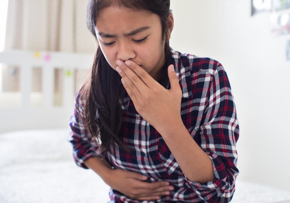 anak muntah setelah makan