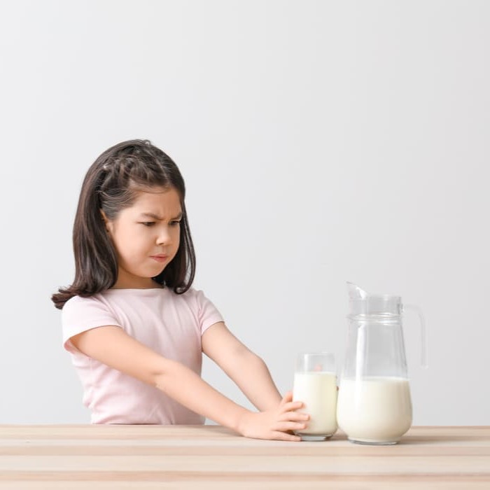 anak tidak mau minum susu