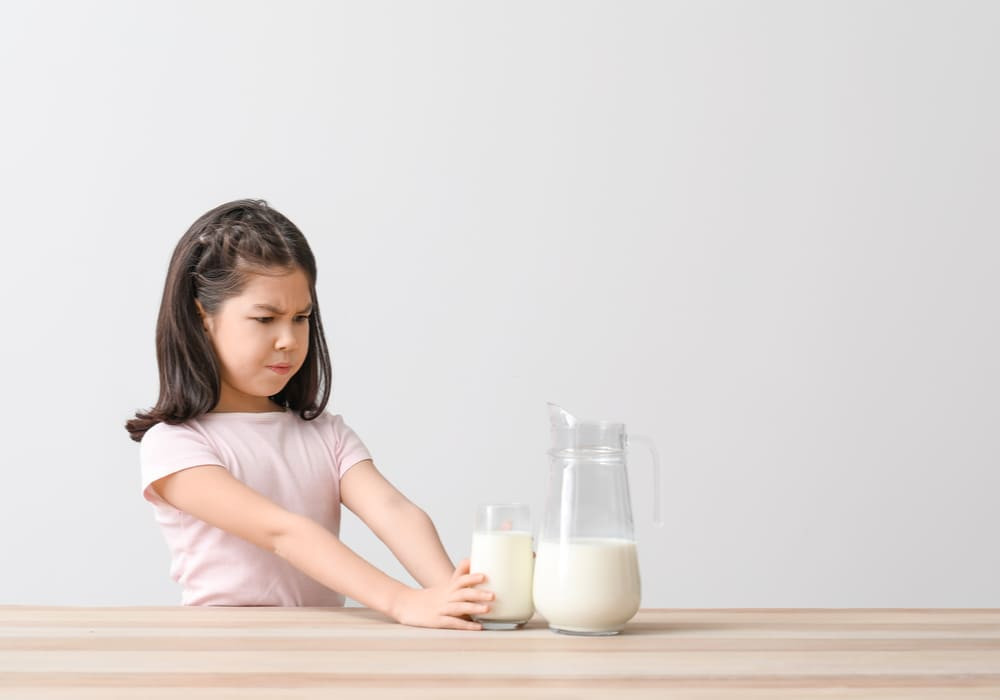 anak tidak mau minum susu