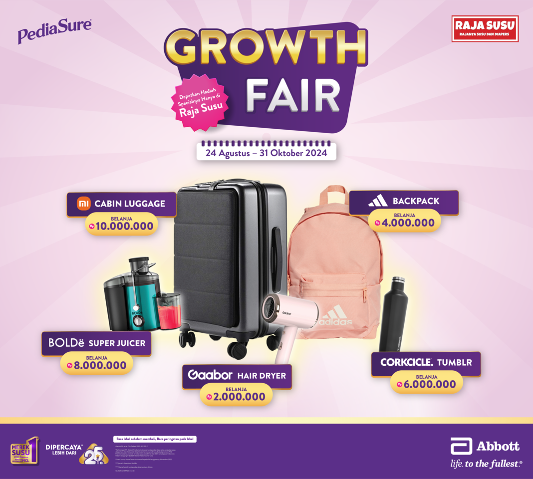 pediasure raja susu growth fair