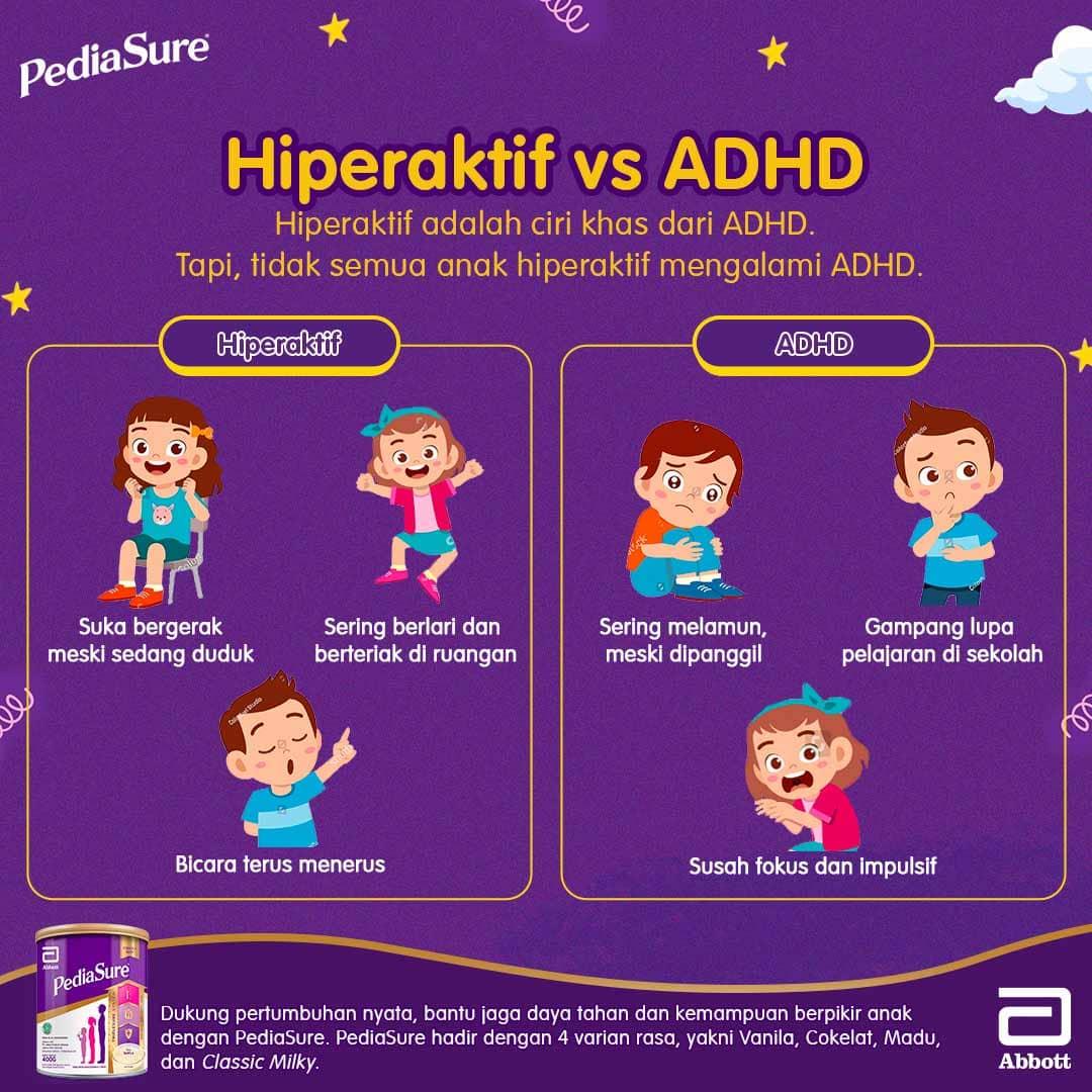 perbedaan hiperaktif dan ADHD