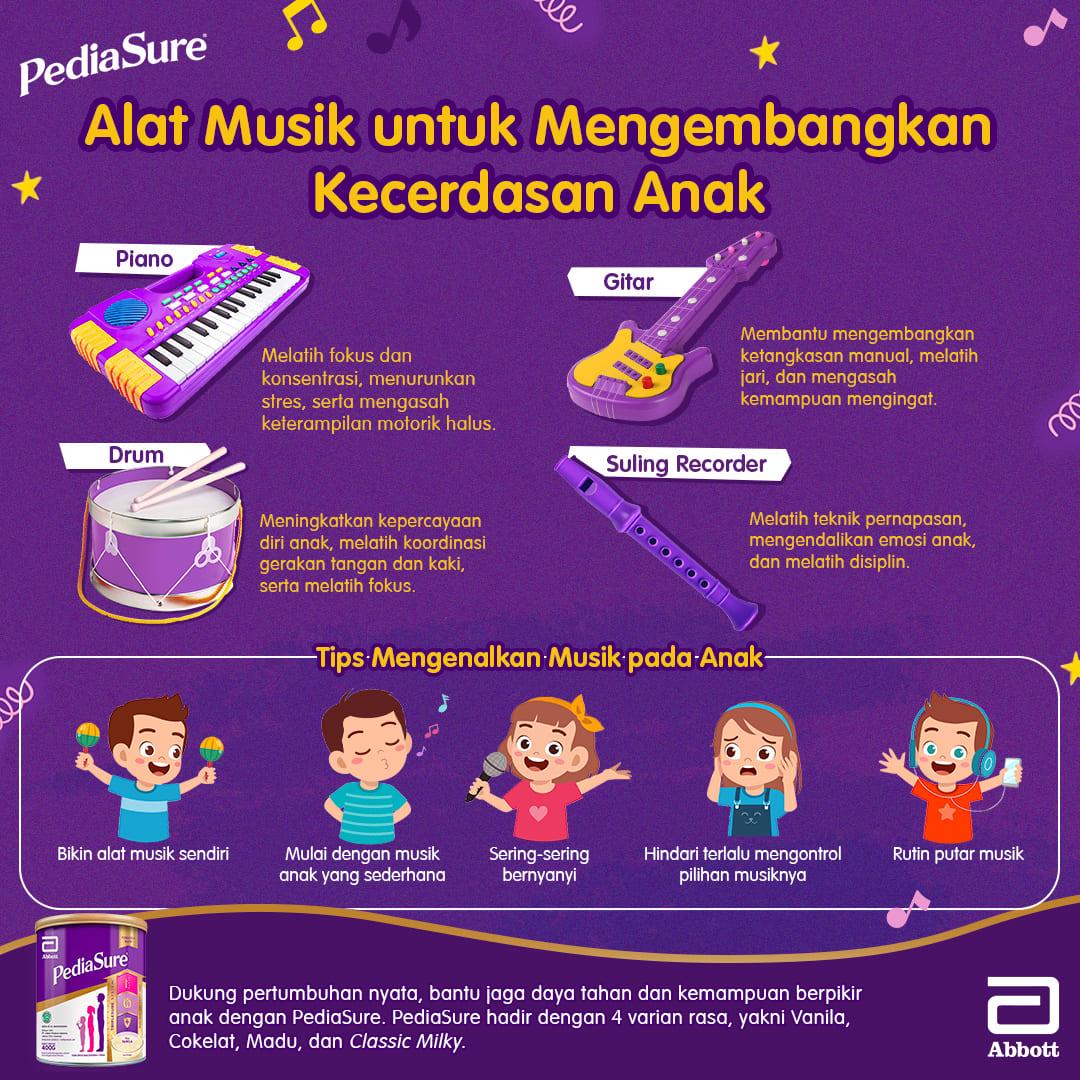 alat musik untuk mengembangkan kecerdasan anak