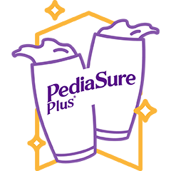 Drink Milk Daily Icon, labelled PediaSure Plus