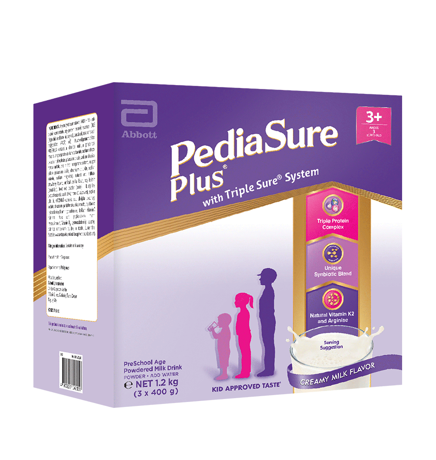 PediaSure Plus Creamy Milk flavored powder milk drink Box Image