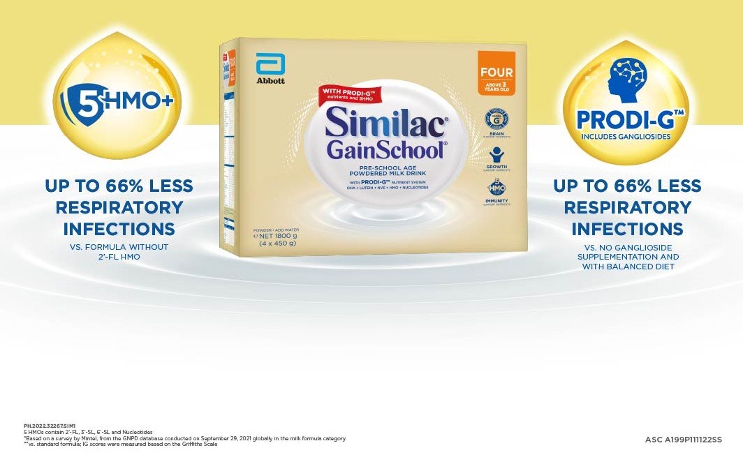 Similac GainSchool Product Banner